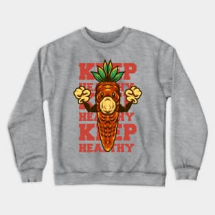 keep healthy carrot Crewneck Sweatshirt